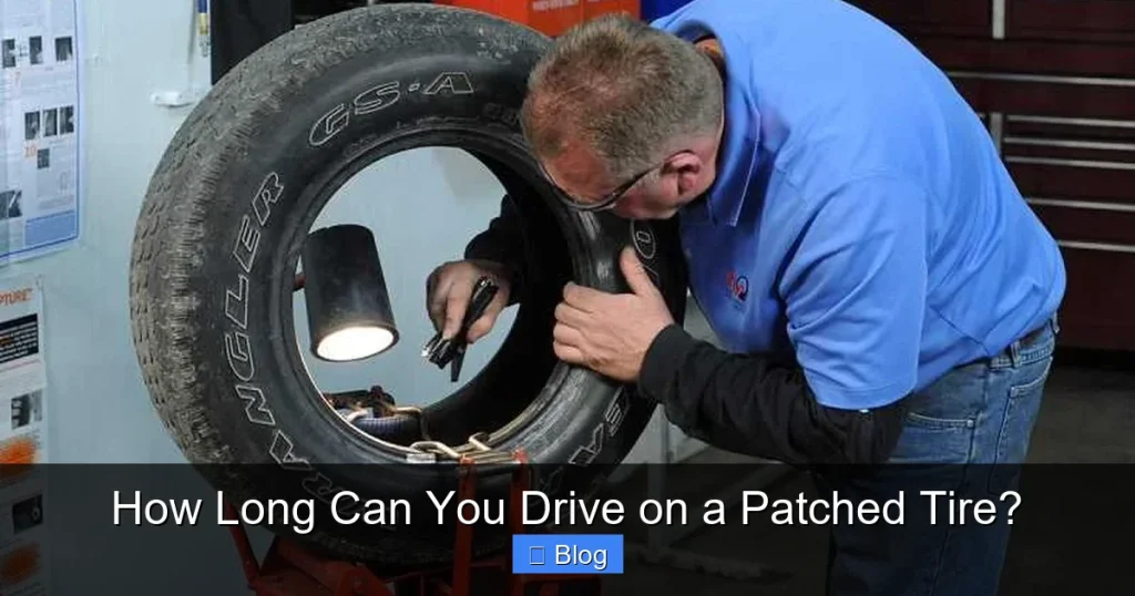 How Long Can You Drive on a Patched Tire?