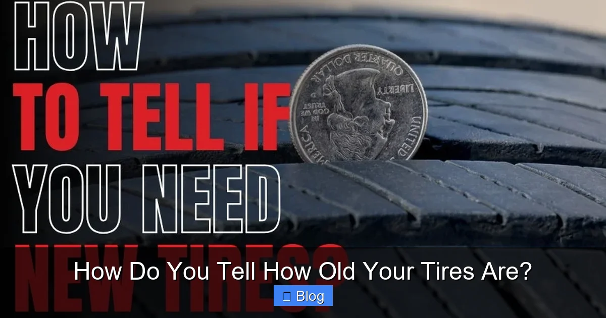 How Do You Tell How Old Your Tires Are?