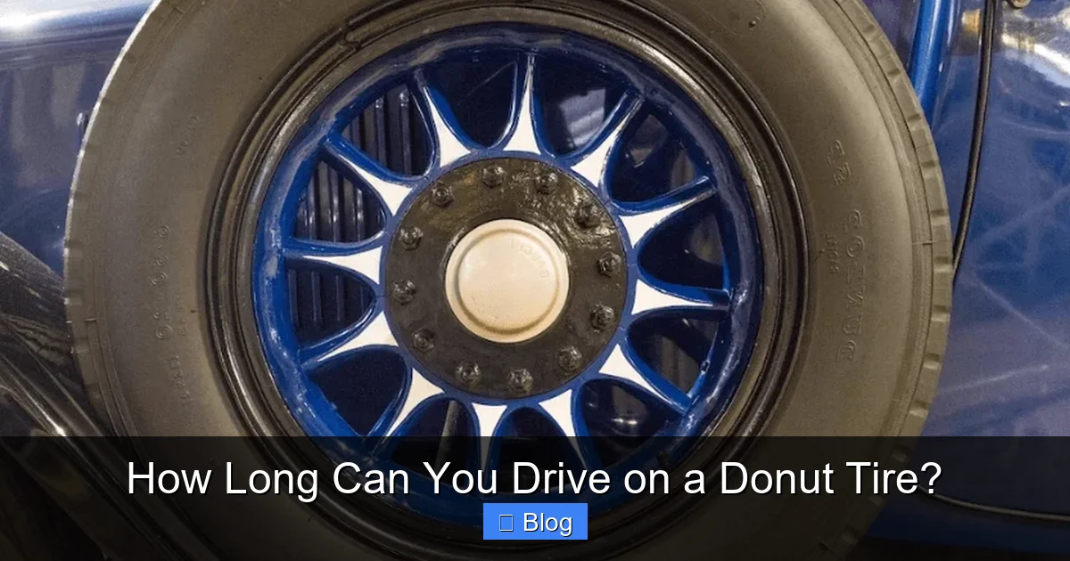 How Long Can You Drive on a Donut Tire?
