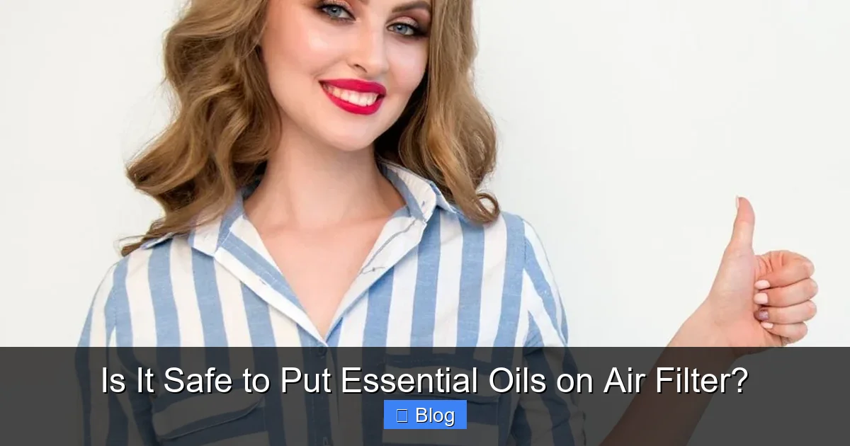 Is It Safe to Put Essential Oils on Air Filter?