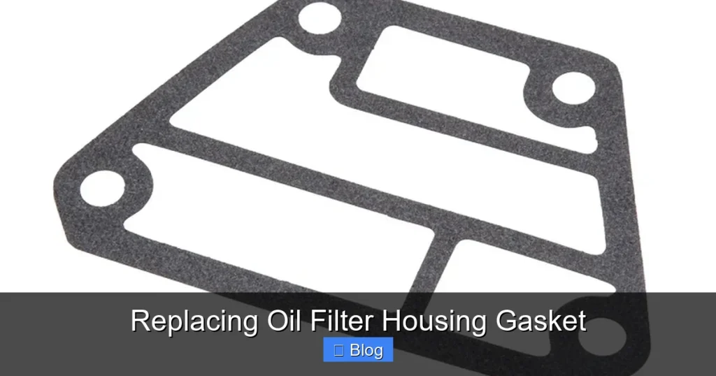 Replacing Oil Filter Housing Gasket