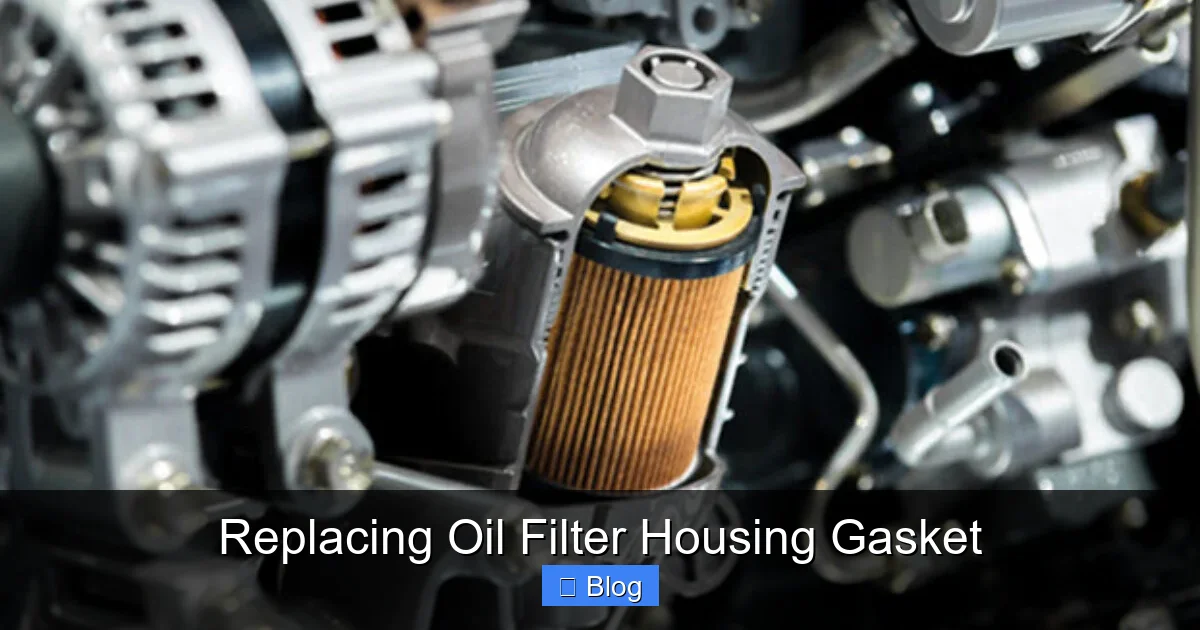 Replacing Oil Filter Housing Gasket