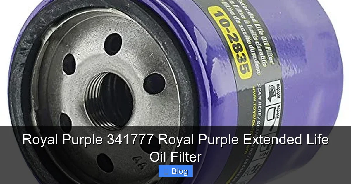 Royal Purple 341777 Royal Purple Extended Life Oil Filter