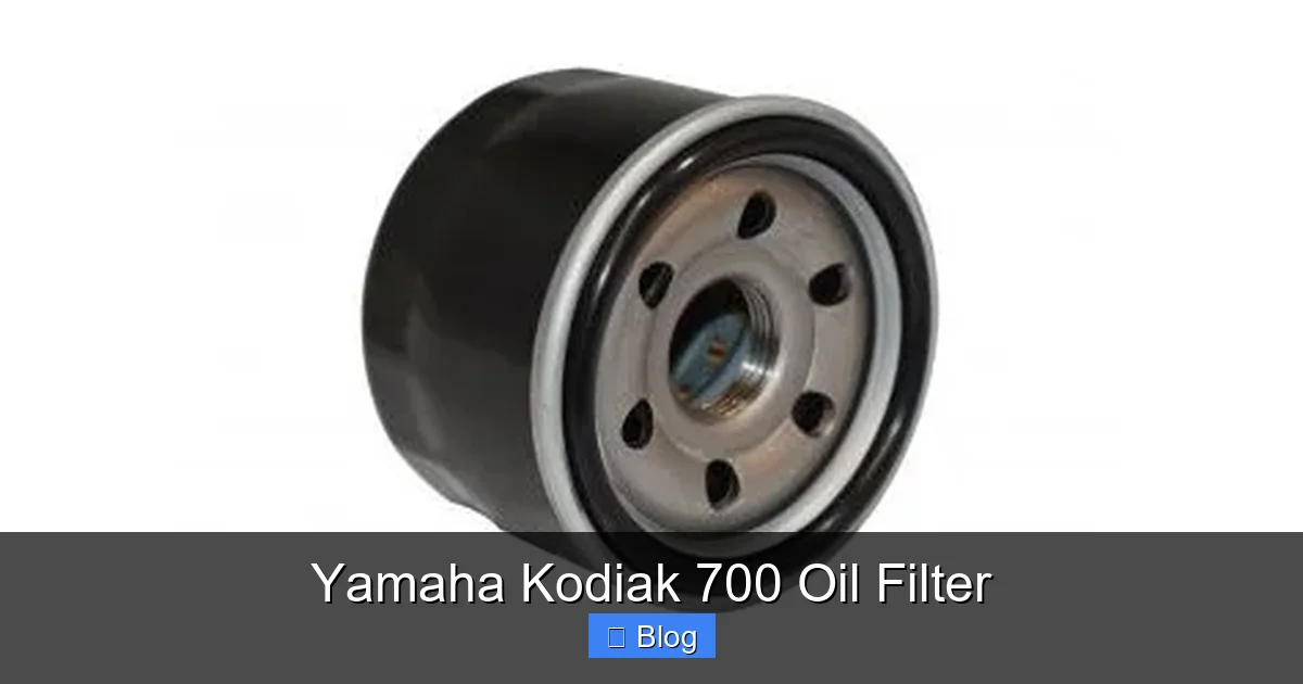 Yamaha Kodiak 700 Oil Filter