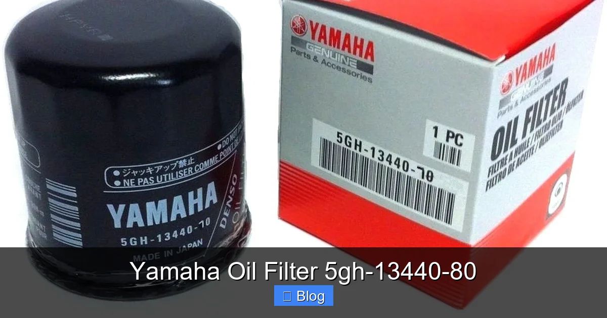 Yamaha Oil Filter 5gh-13440-80