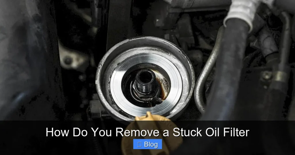 How Do You Remove a Stuck Oil Filter