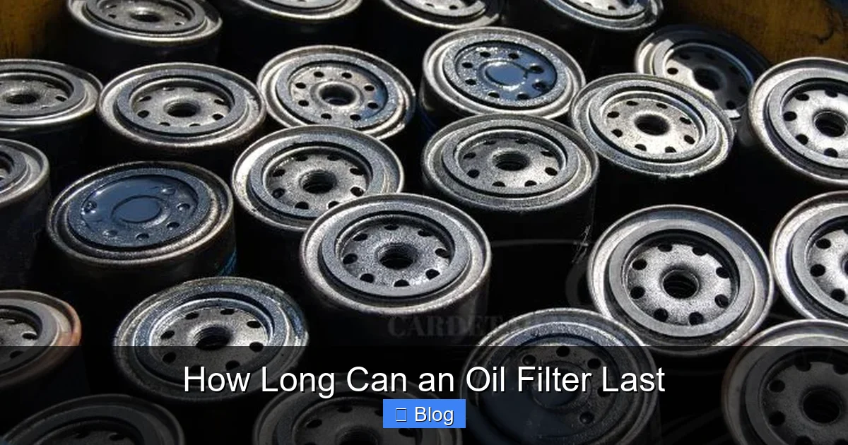 How Long Can an Oil Filter Last