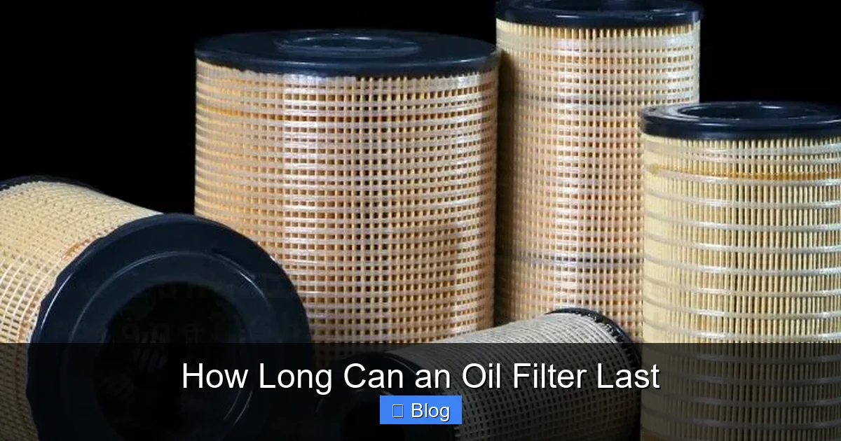 How Long Can an Oil Filter Last