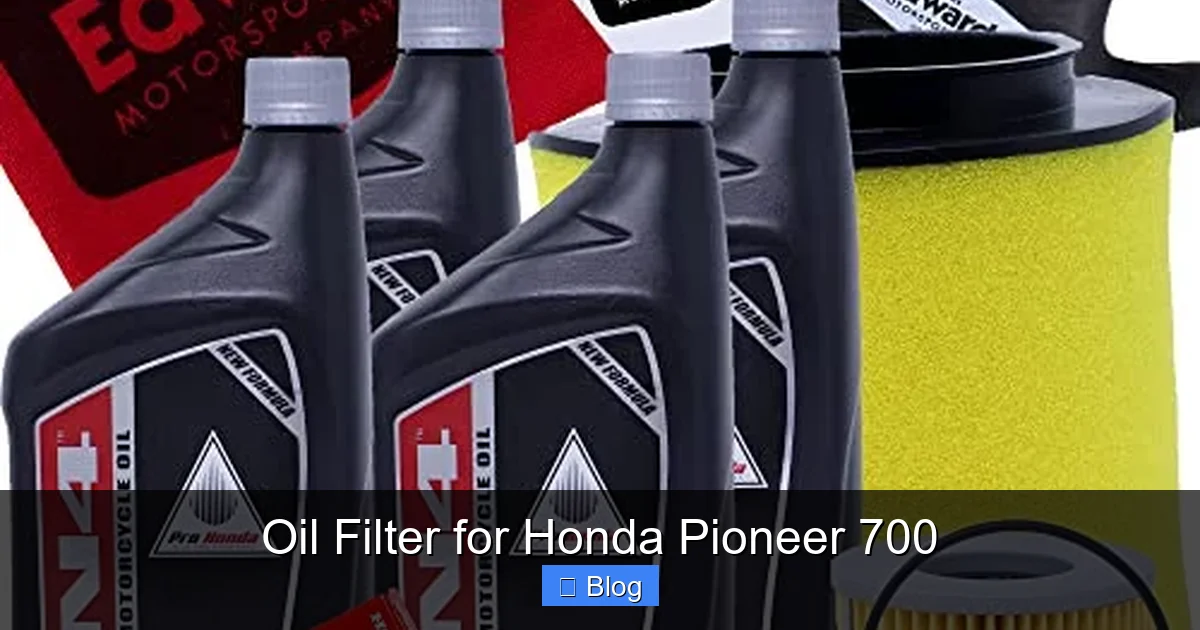 Oil Filter for Honda Pioneer 700