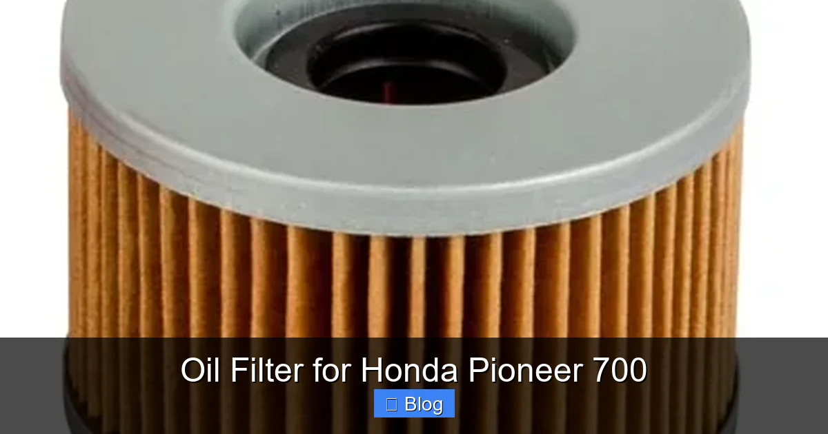 Oil Filter for Honda Pioneer 700