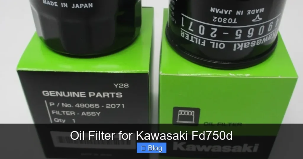 Oil Filter for Kawasaki Fd750d