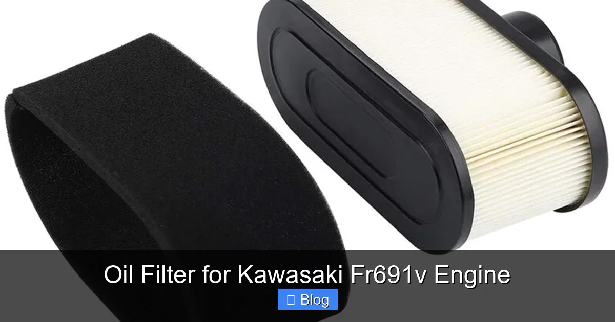 Oil Filter for Kawasaki Fr691v Engine