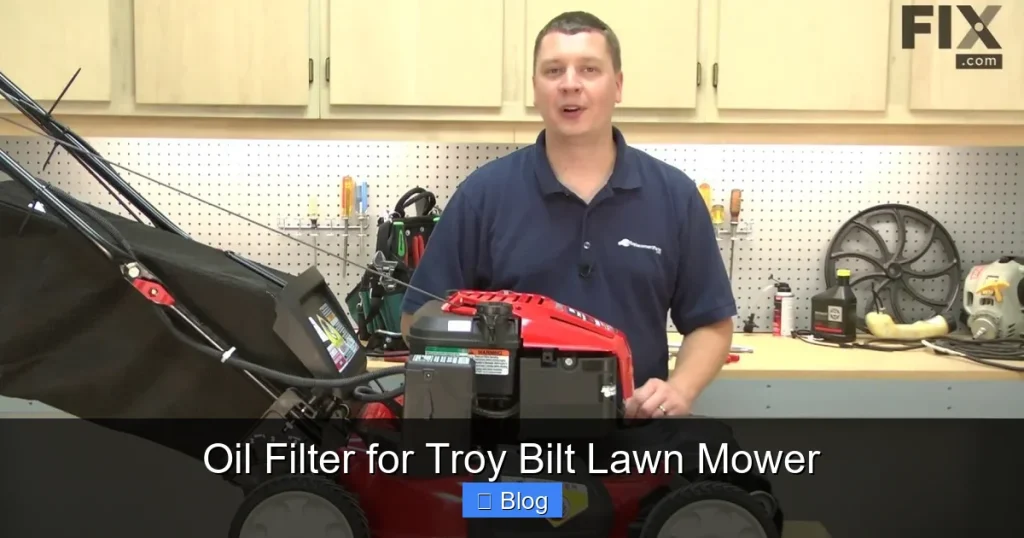 Oil Filter for Troy Bilt Lawn Mower