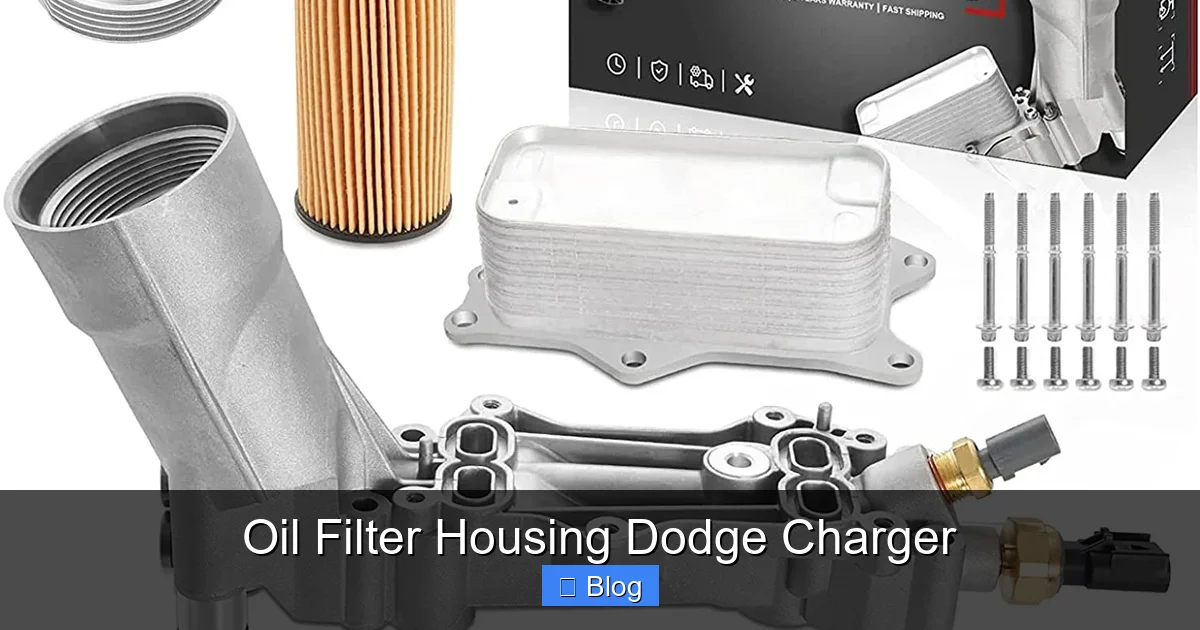 Oil Filter Housing Dodge Charger