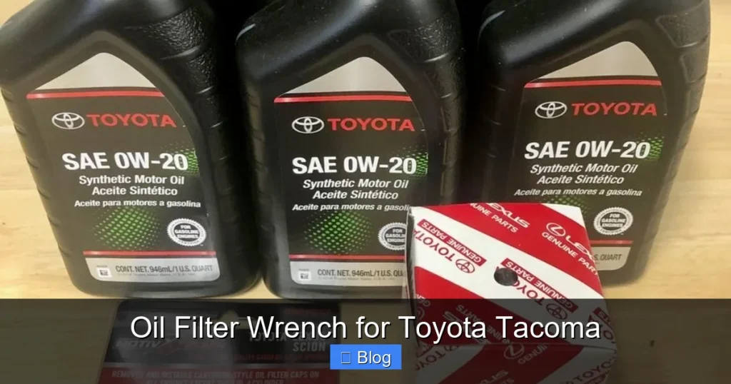 Oil Filter Wrench for Toyota Tacoma