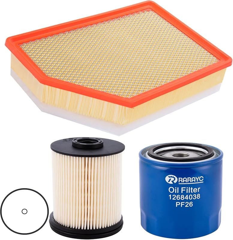 Air, Oil, Fuel Filter Kit for 6.6L Duramax Diesel (2020-2024) Silverad