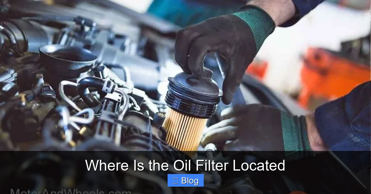 Where Is the Oil Filter Located