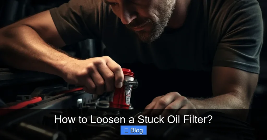 How to Loosen a Stuck Oil Filter?