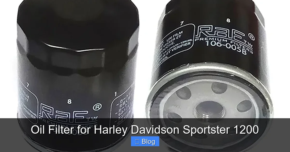 Oil Filter for Harley Davidson Sportster 1200