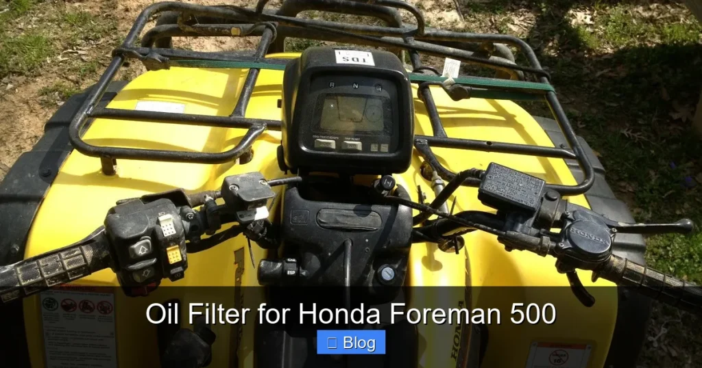 Oil Filter for Honda Foreman 500