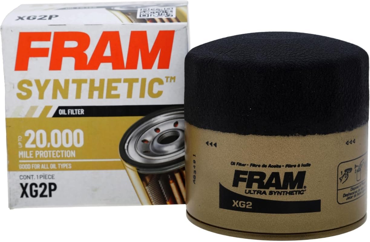 FRAM Synthetic XG2P Premium Engine Oil Filter for 20K Mile Synthetic O