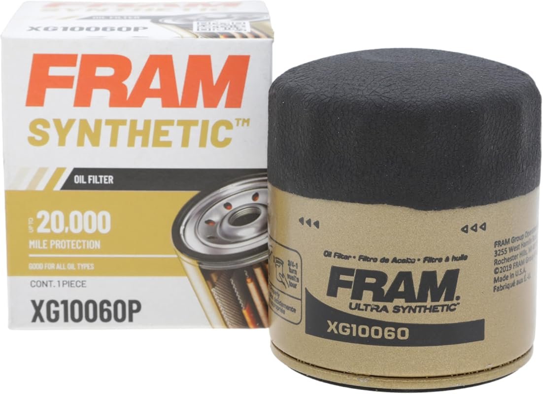 FRAM Synthetic XG10060P Premium Engine Oil Filter for 20K Mile Synthet