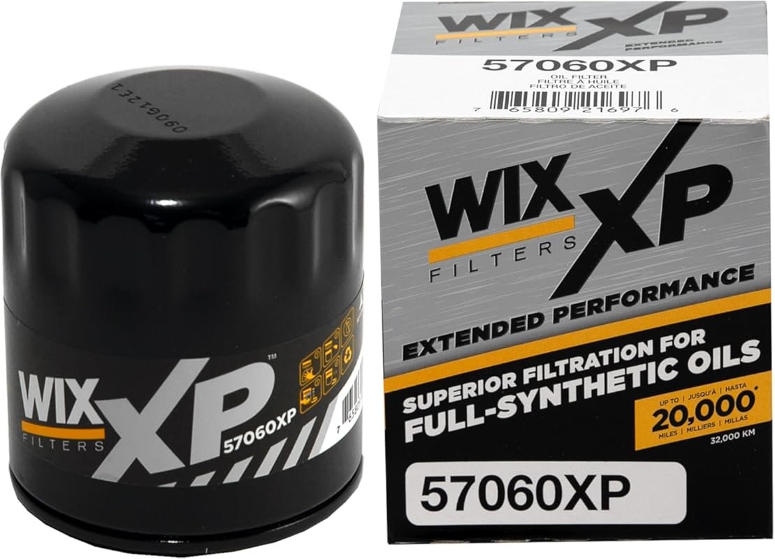 WIX 57060XP XP Oil Filter for Synthetic Oil; Compatible with Buick, Ch