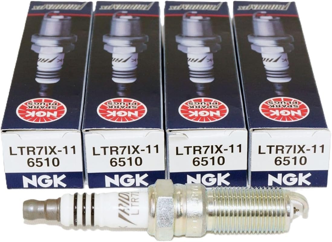 NGK 6510 LTR7IX-11 Iridium IX Spark Plug Set (4 Pack) for Enhanced Eng