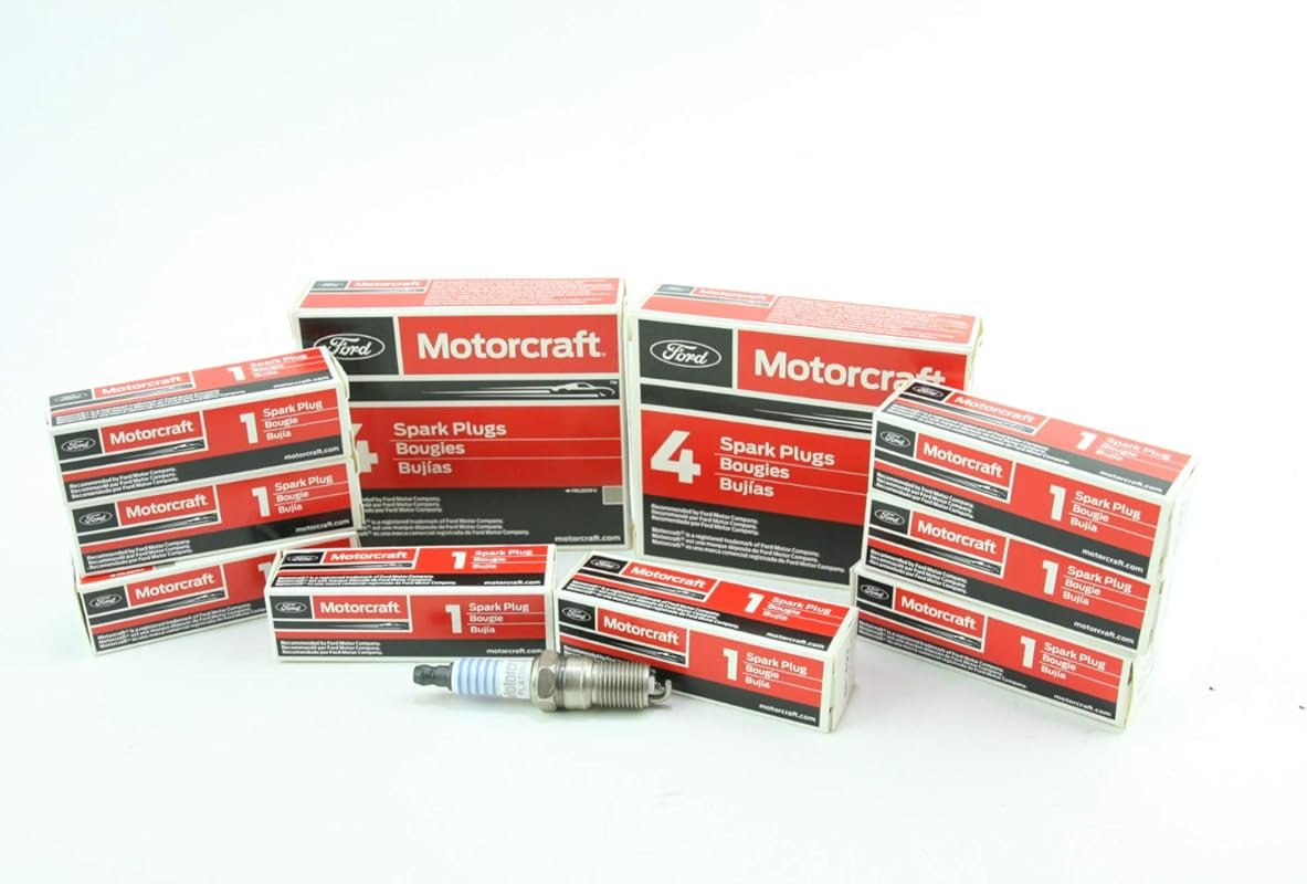Genuine Motorcraft SP-493 AGSF32PM Spark Plugs (8-Pack) for Reliable E