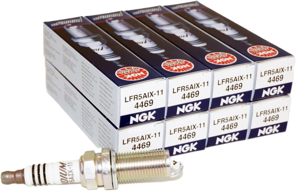 NGK LFR5AIX-11 (4469) Iridium IX Spark Plugs – 8-Pack for Enhanced Eng