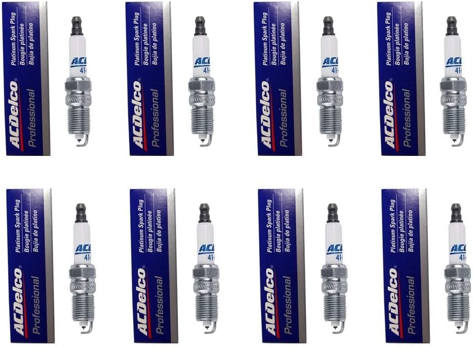 ACDelco 41-962 Professional Platinum Spark Plugs (8-Pack) - Enhanced I