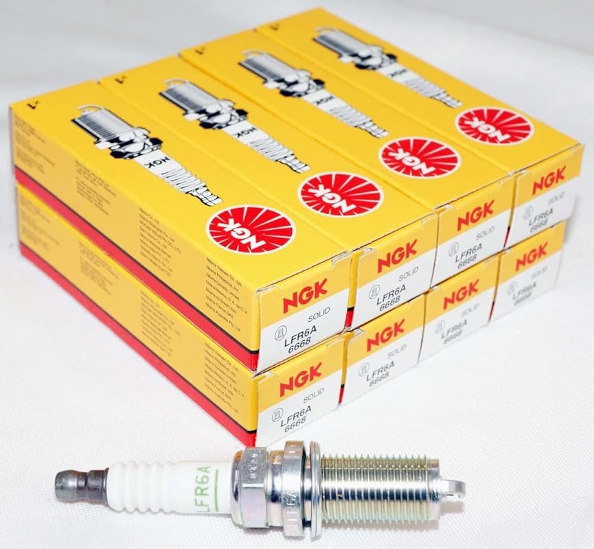 NGK LFR6A 6668 Spark Plugs 8 Pack for Watercraft FX FZR FZS VX VXR VXS