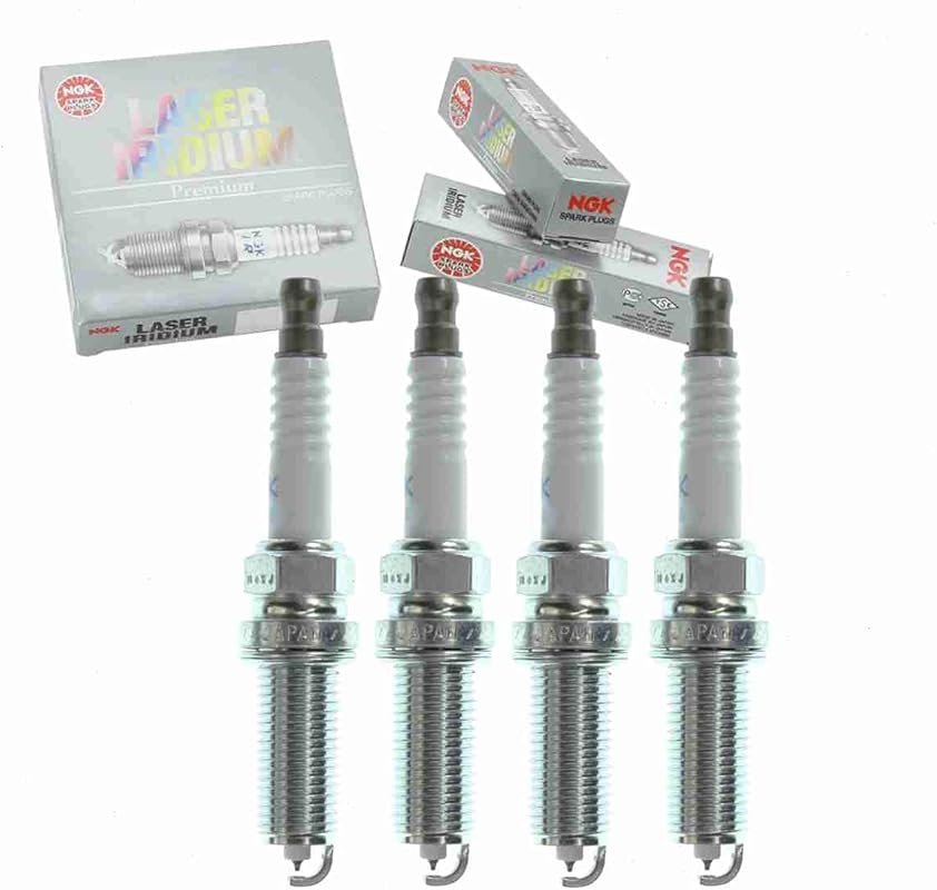 4-Pack NGK Laser Iridium Spark Plugs for Subaru WRX 2.0L H4, 2015-2020