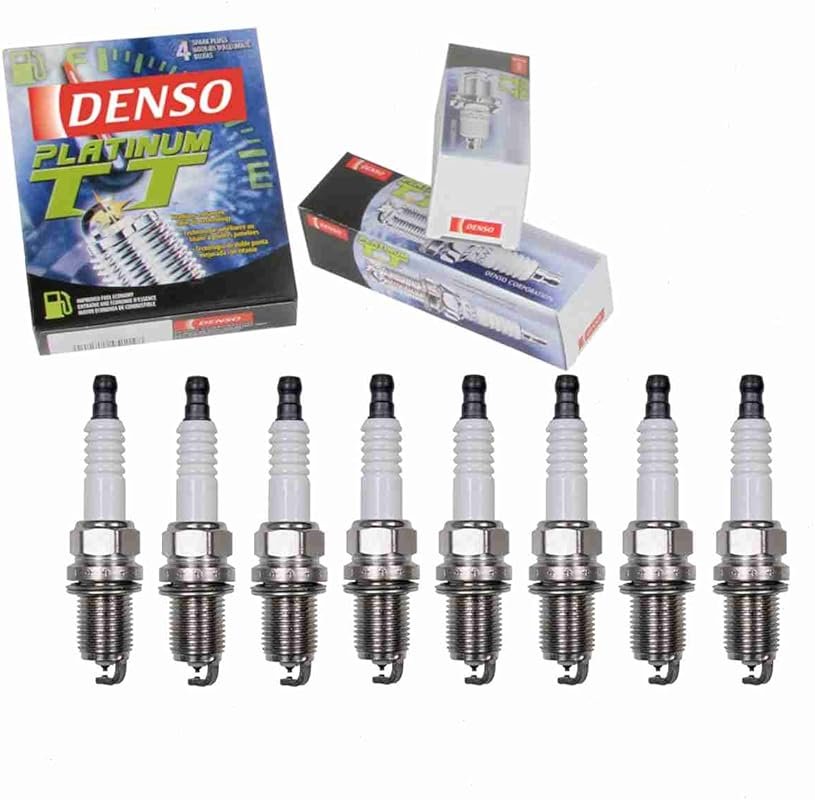 8 PC DENSO Platinum TT Spark Plugs for Toyota Sequoia 4.7L V8 (2001-20