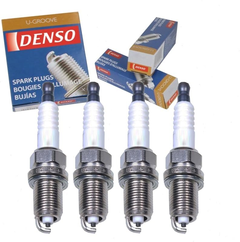 4-Pack DENSO Standard U-Groove Spark Plugs for Toyota Camry 2.2L 2.4L 