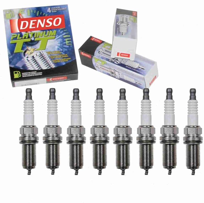 DENSO 8-Piece Platinum TT Spark Plugs Compatible with Toyota Tundra 4.