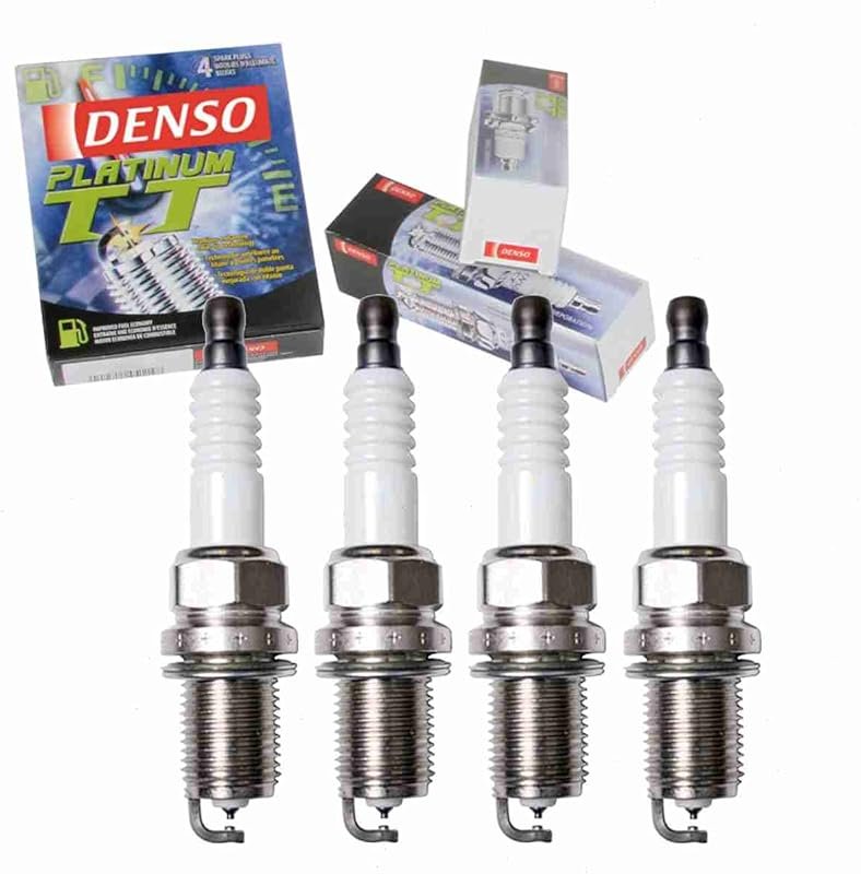 DENSO Platinum TT Spark Plugs (4-Pack) for Toyota Yaris 1.5L L4 (2006-