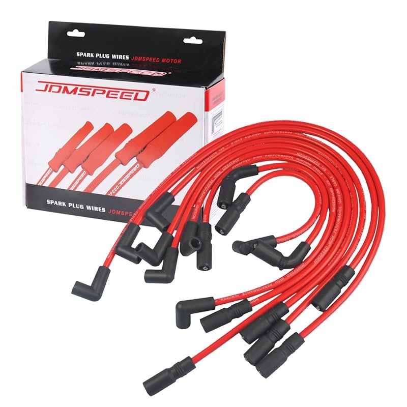 JDMSPEED 10.5mm Spark Plug Wire Set Replacement for GMC Vortec V6 4.3L