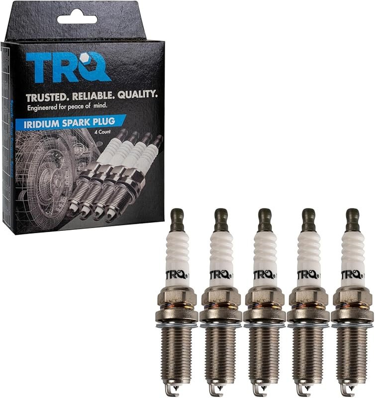 TRQ Iridium Spark Plugs Engine Tune-Up Ignition Kit (5-Piece Set) for 