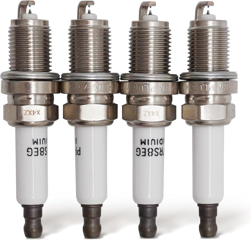Double Iridium 1675 PFR7S8EG Spark Plugs (4-Pack) Compatible Audi, VW,