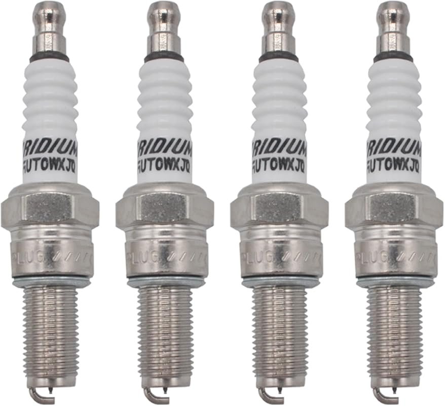 Iridium Spark Plugs 4-Pack – Replaces CR9EIX, CR8E, CR7E for Enhanced 