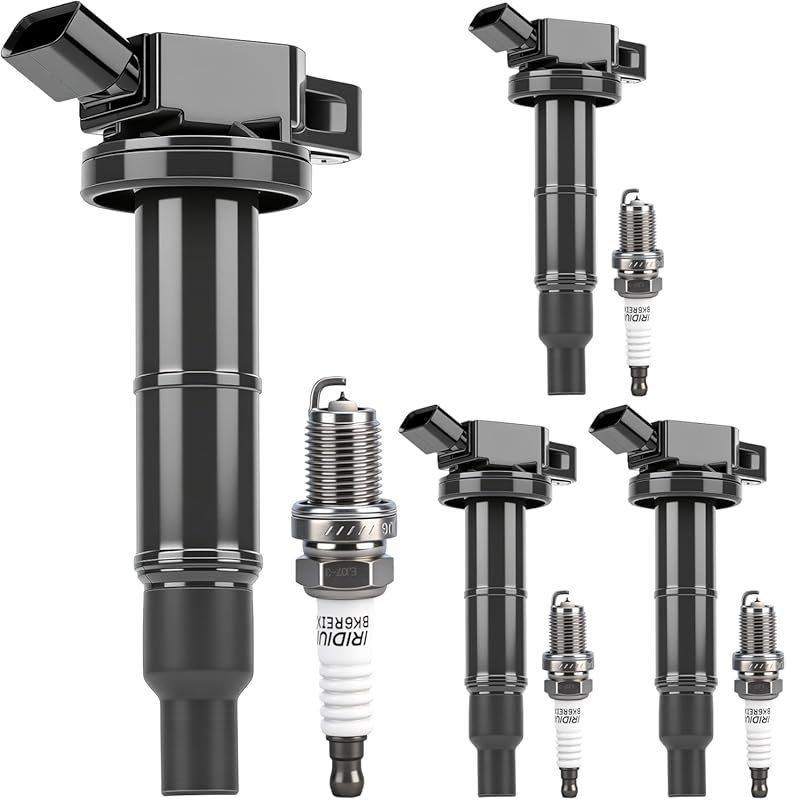 Autoexact Ignition Coils & Iridium Spark Plugs Kit for Toyota/Lexus/Sc