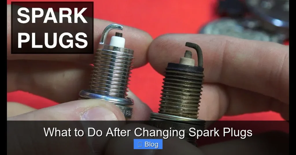 What to Do After Changing Spark Plugs
