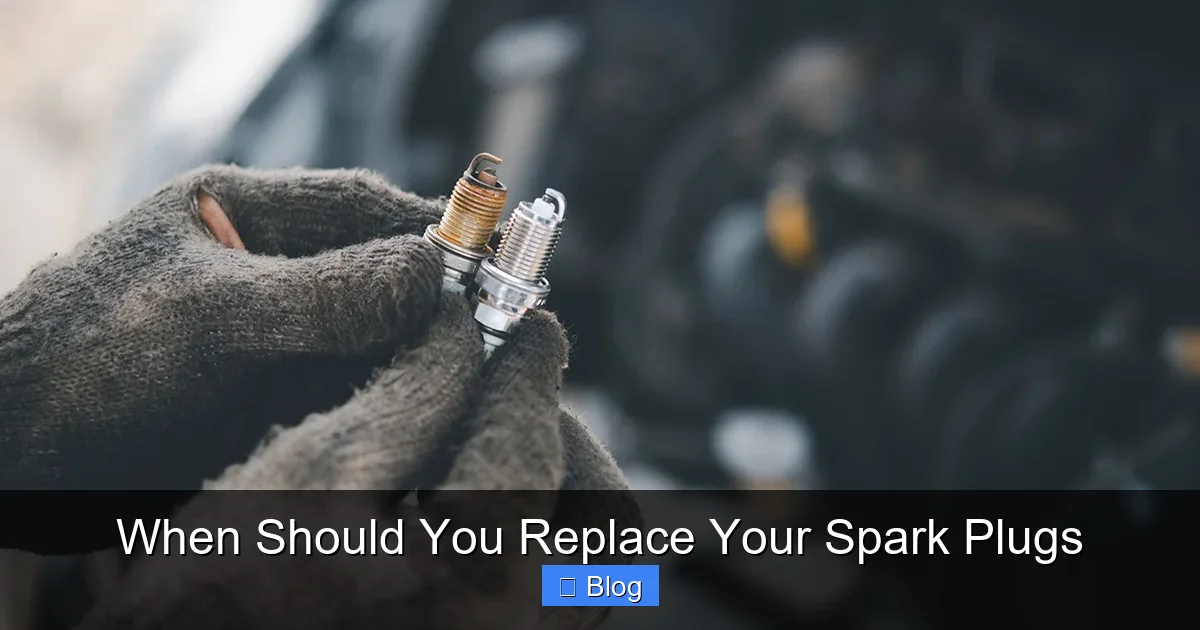 When Should You Replace Your Spark Plugs