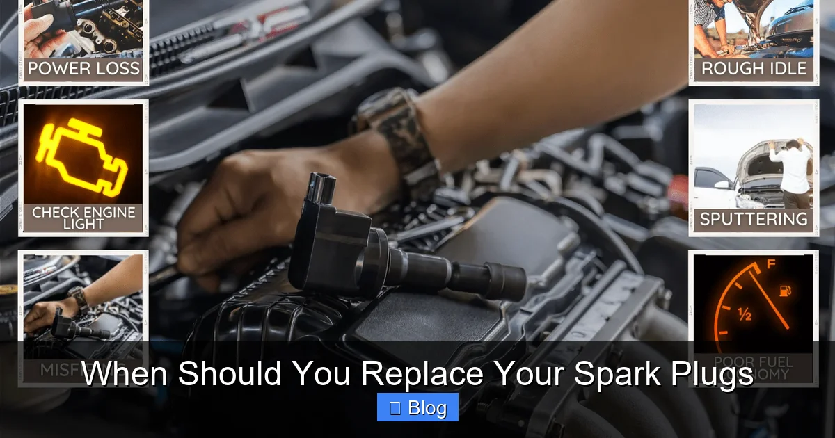 When Should You Replace Your Spark Plugs