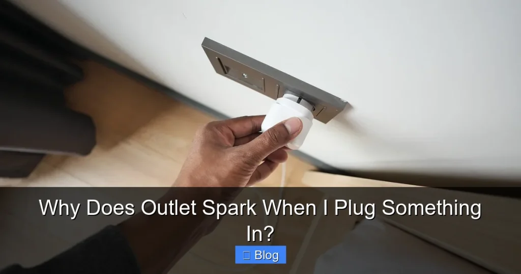 Why Does Outlet Spark When I Plug Something In?