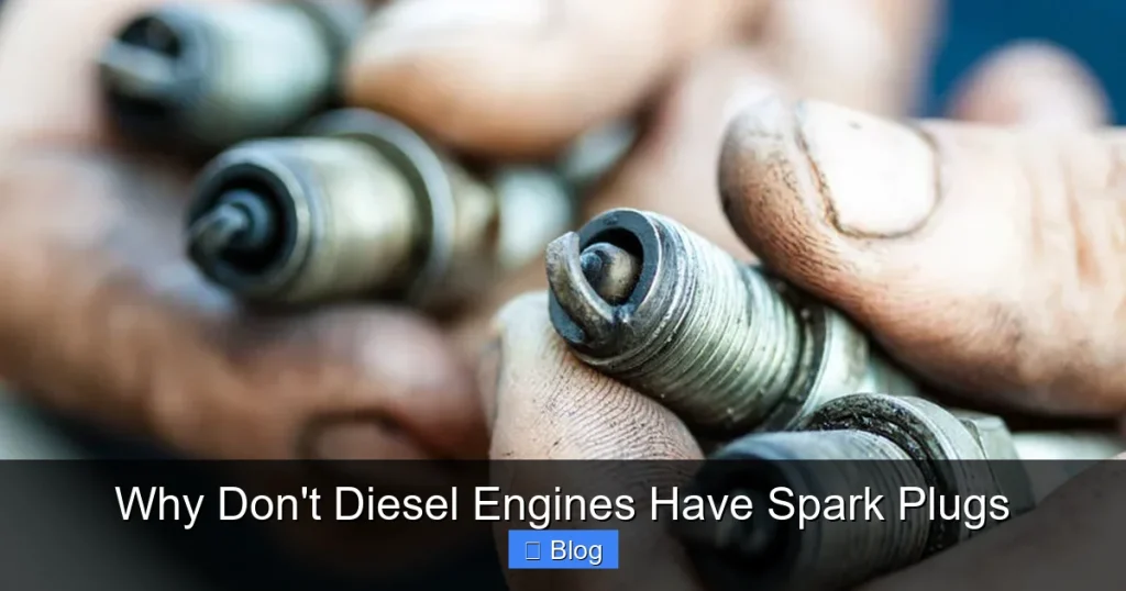 Why Don't Diesel Engines Have Spark Plugs