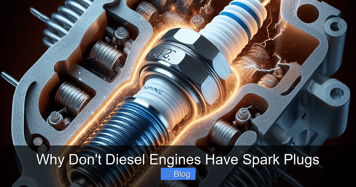 Why Don't Diesel Engines Have Spark Plugs