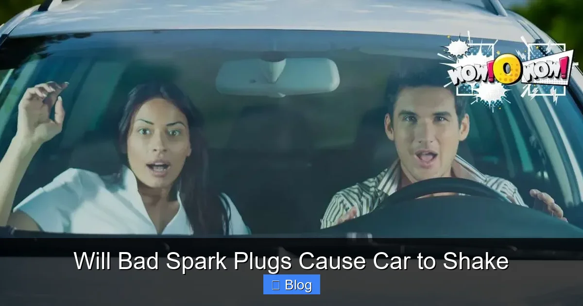 Will Bad Spark Plugs Cause Car to Shake