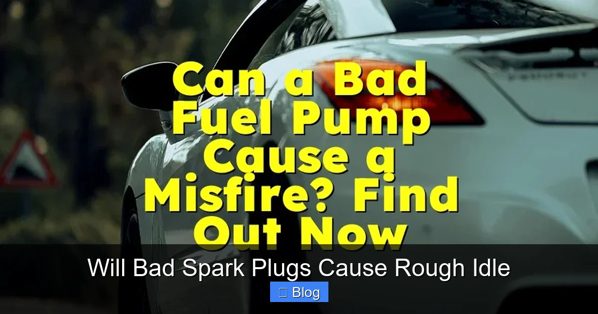 Will Bad Spark Plugs Cause Rough Idle
